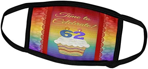 3дроуз Беверли Тарнер Роденденска Покана Дизајн-Кекс, Број Свеќи, Време, Прославете 62 Години Покана-Маски За Лице