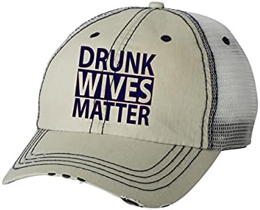 Компанија за кошула Тренц, женски везени пијани сопруги, материјата потресена капа за бејзбол