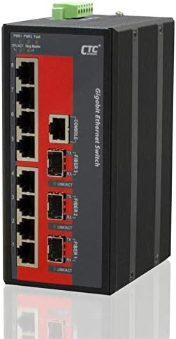 IGS-803SM-8PHE24-8 ​​Бакар + 3 SFP порта SNMP/веб-управувана Gigabit Ethernet Industrial Switch, POE 180W