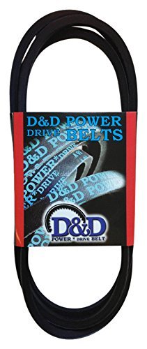 D&D PowerDrive M1801411 Заменски ремен за замена на ременот, A/4L, должина од 45 , гума