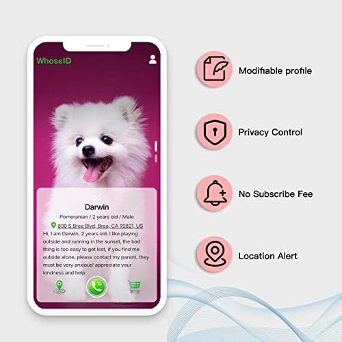 QR Code Code PET ID Tag, NFC Smart Id Tag, Профил на модифицирање на ПЕТ преку Интернет, Ознаки за кучиња за домашни ознаки за миленичиња за да се спречат изгубени, е -пошта за предупр?