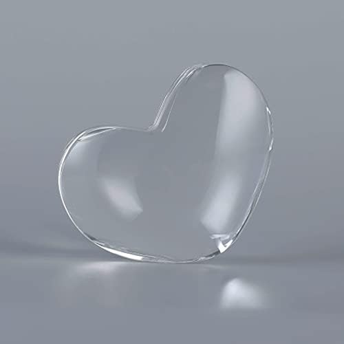 Titiskin Crystal Quartz Heart Love Chakra Stone со кутија за подароци