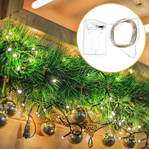 Besportble Божиќен декор Практичен бакарен жица жица светлина Декоративна LED ламба низа Божиќен декор