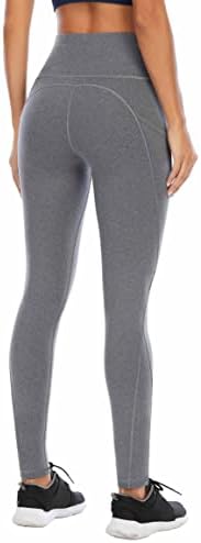 Панталони за јога Хитјога со џебови за жени со високи половини хеланки со џебови за жени хеланки за вежбање за жени