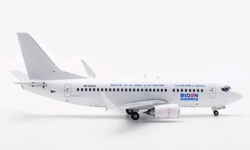 JC Wings за Boeing B737-500 N732KA 1/200 Diecast Aircraft претходно изграден модел