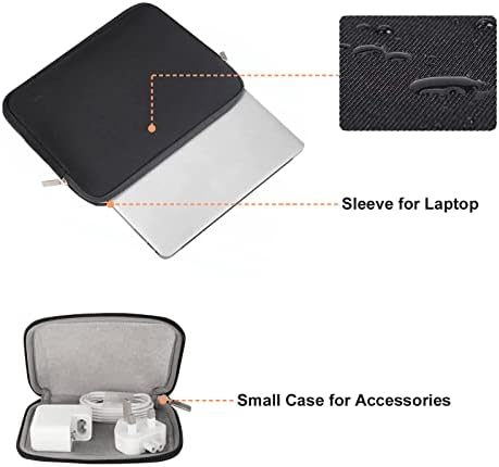 Mosiso Plastic Hard Shell Case & Bage Bag Компатибилен со MacBook Pro 13 Inch 2020 2019 2018 2017 Објавување A2338 M1 A2289