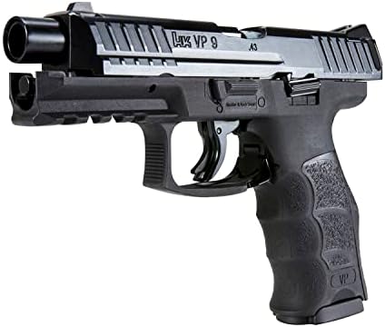 T4E Heckler & Koch HK VP9 .43 Калибарски тренинг пиштол за пиштол пиштол маркер, црна