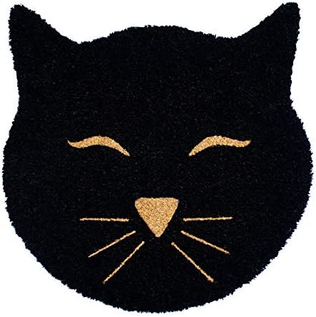 Црната машина за килим, затегната мачка со мачки, кокошка, 20 x 20