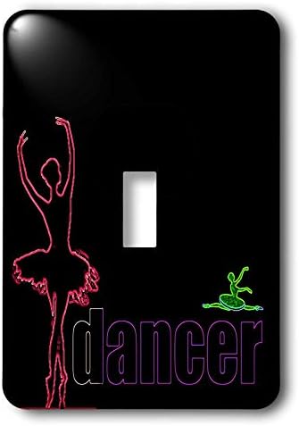 3дроза Кике КАЛВО Балерини И Танчери-Зелени И Црвени неонски балерини со знак за танчерка-прекинувач за едно вклучување