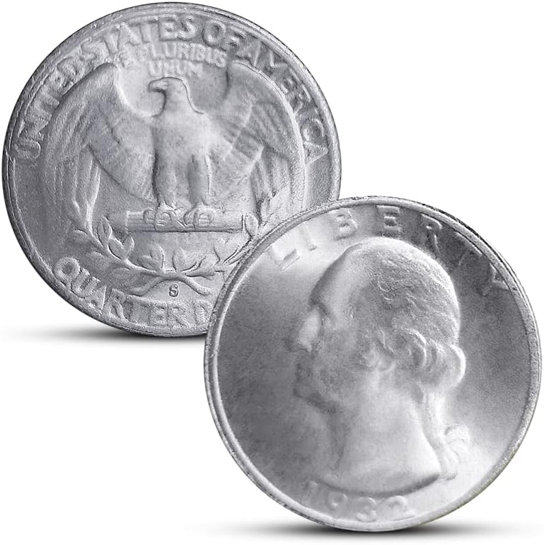 Конор Магијата Монета 1932 Вашингтон 25 Центи Монета Детроит Монета фрли Магија Монета Реквизити Пари Орнаменти