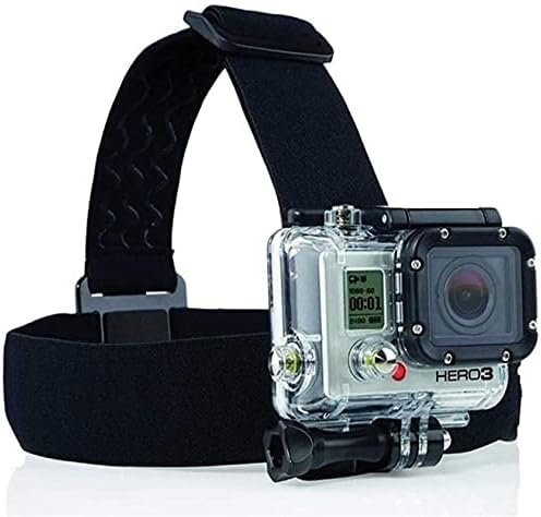 Navitech 8 во 1 Комбо комплет за додатоци за акциони камера со црвена кутија - компатибилен со HLS 4K акционата камера