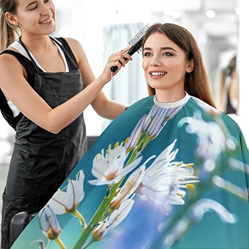 Вантасо Шарен цвет бербер наметка за мажи жени деца професионални, екстра големи престилка за фризури биб салон за коса за сечење