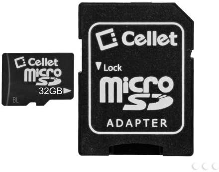 Cellet 32GB Verykool i285 Микро Sdhc Картичката Е Прилагодена Форматирана за дигитално снимање со голема брзина, без загуби! Вклучува Стандарден Сд Адаптер.