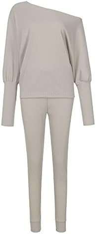 Долг ракав Елегантен пуловер тинејџерски девојки Крстоносните одмори за лепење џеб тенок ладно рамо памук
