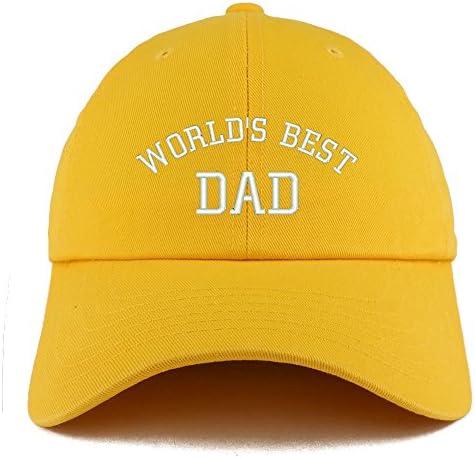 Трендовски продавница за облека Најдобриот татко во светот во светот извезен со низок профил мек памук, капа за капа