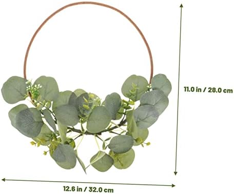 Tandyco Eucalyptus венец венец за украси Декорирајте пластични водни растенија