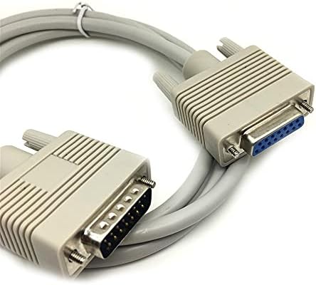 Конектори DB15 машки приклучок до DB15 Femaleенски приклучок Extender DB15 Продолжен кабел дигитален конектор кабел машки до машки до адаптер за famle -