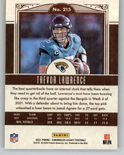 2021 Panini Chronicles Legacy Update Dooks Dooks 215 Trevor Lawrence RC RC Dookikie Jacksonville Jaguars NFL Football Trading Card