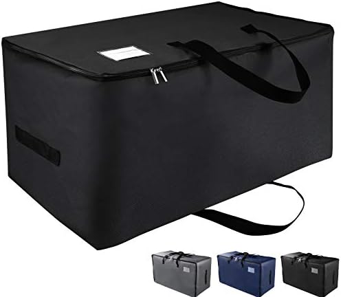 Ihomgaic 100l Екстра Голема Торба За Складирање, Организатор За Складирање Торби Со Двоен Патент И Рачки За Носење, Склопувачки Под Кревет