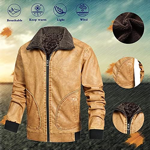 DXSBB мажи палто плус јакна со големина за руно наредени гроздобер есен зимски кожен моторцикл бомбашник тексас јакни стилски стилски