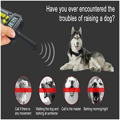 10 Парчиња Далечински Управувач За Обука На Кучиња Против Лаење Уред За Полнење Јака Од Кора Електричен Ударен Јака (Боја
