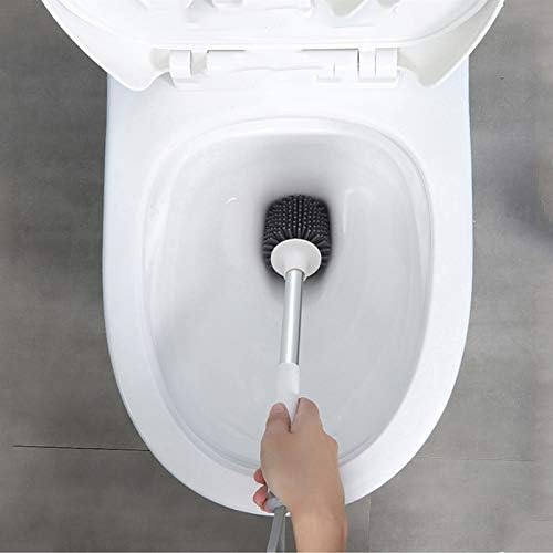 ЧЕТКА ЗА Тоалет Гуојм Четка За Тоалет, Четка За Тоалет Монтирана На Ѕид Може Да Држи Материјали За Чистење Мека Четка За Глава