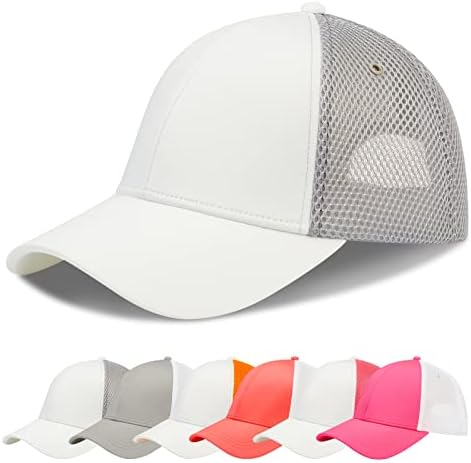 Zowya Strighty Trucker Hat Mesh Baseball Cap Прилагодливи капачиња за затворање на Snapback за мажи жени удобно дишење