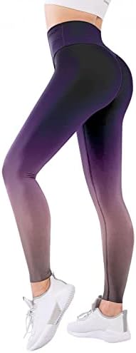 NYYBW женски хеланки за контрола на стомакот со високи тренинзи со високи половини за јога атлетски тренинзи панталони кои работат вратоврски за печатење панталони ?