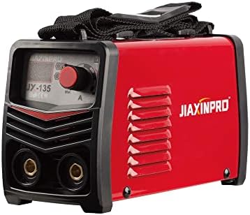 Jiaxinpro Stick MMA Arc заварување, 120Amp MMA заварувач 110V/220V со работен кабел и стегач, држач за електрода, најдобро за почетници за заварување и корисници на DIY