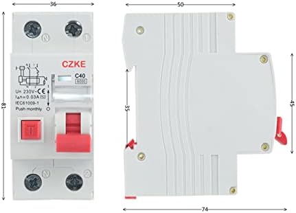 PCGV 30MA 230V 50/60 Hz Преостаната струја на струјно коло со струја и заштита од истекување