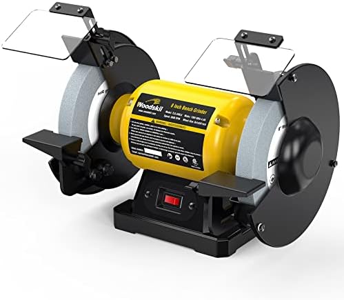 Woodskil 2.8AMP 1/2HP 6-инчен мелница за голема брзина на клупата, наведена CSA, мелница за табели за заострување