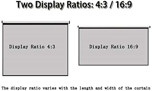 CXDTBH 100 инчи 16: 9 рачен проектор екран Мат сиво ткаенина стакло 3Д wallид монтирана завеса за домашно кино за домашно кино