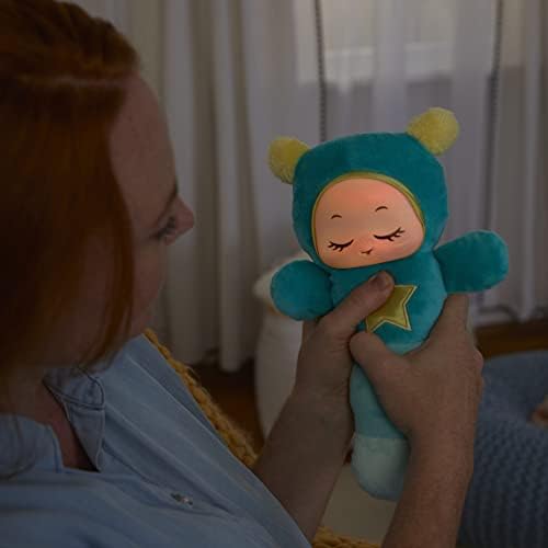 Playskool Glo Wrom Smartsense Сензор За Плачење И Глас За Снимање Мека Полнета Смирувачка Играчка За Новороденче, Бебе и Мало Дете