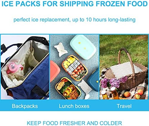 Листови со ледени пакувања за испорака храна, ледени пакувања за испорака, суви мраз пакувања за торби за ручек, ладни пакувања за испорака,