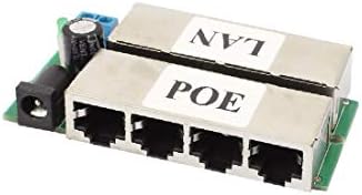 X-Dree 4 Port PoE Power Over Ethernet Injector за снабдување со точки за пристап до IP фотоапарати (напојување на Ethernet A 4 Porte