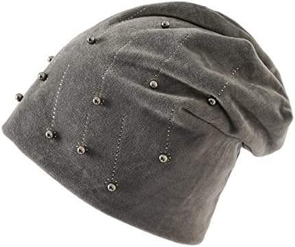 Beanie Slouchy Caps за жени мажи хип хоп случајна череп капа лесен цврст строги двојни слоеви удобност beanies