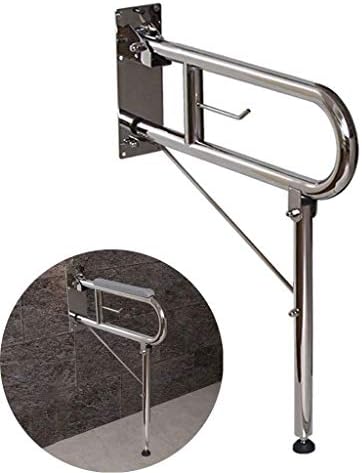 Luofdclddd Grab Bar, U-облик на облик на подот од не'рѓосувачки челик, шини за грабнување на тоалетот, стари лица со посебни потреби,