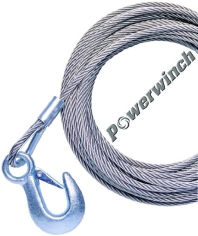 PowerWinch P7187200AJ 25 'галванизиран кабел со кука