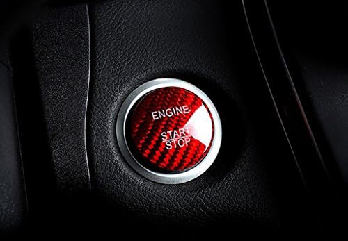 Eppar Ново Копче За Стартување На Јаглеродни Влакна Капак 1PC За MERCEDES Benz GLE Купе GLE350 GLE450 GLE500 2015-2019