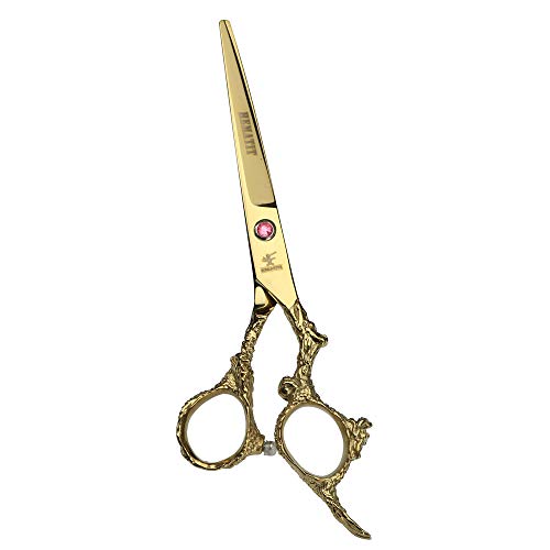 Fomalhaut мода со висока златна злато 440C челик розов дијамант завртка змеј, рачка за фризерски фризерски алатки за фризерски
