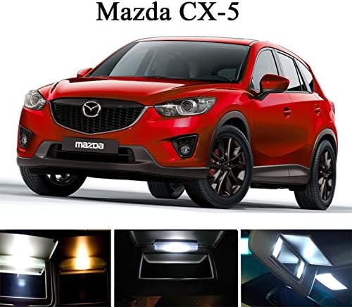 IG-ZAKT FIT 2013-2015 Mazda CX-5 Xenon бели LED светилки за суета/Sunvisor