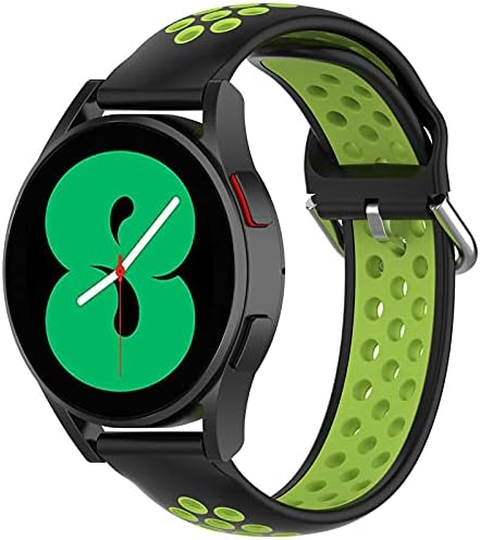 Otopo компатибилен Samsung Galaxy Watch 4 40mm 44mm опсег/класичен 42мм 46мм бендови мажи жени, Galaxy Watch Active 2 бендови, 20 mm Soft Silicone Sports Sport Band Replets Repting за жени мажи