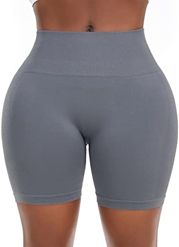 Зандо со висока половината од јога шорцеви за велосипедисти шорцеви за кревање на стомакот за контрола на стомакот за жени