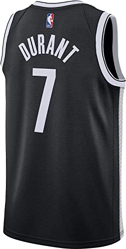 Најк Кевин Дурант Бруклин Нетс НБА момчиња млади 8-20 црни икони издание Свингман Jerseyерси