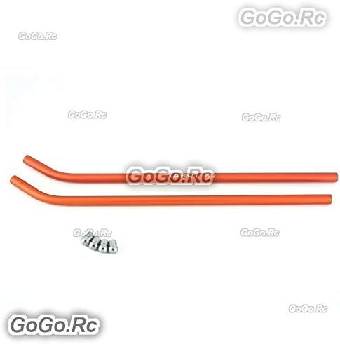 Gogorc Tarot Aluminum Skid Pipe портокалова за Trex T-Rex 450 SE-V2 Pro Heli