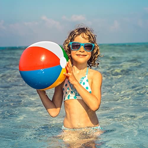 FindUWill Базен Плови Пливање Цевки Прстени, Голема Плажа Пливање Играчки со 2 парчиња Плажа Топки За Деца Возрасни Сплав Плови Мали Деца