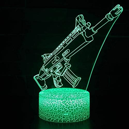 SZG огнено оружје ламба 2 допирање на LED ноќна светлина Домашна просторија Виножито коњ ЛАМПАНЦИЈА Креативни ламби за маса за подарок