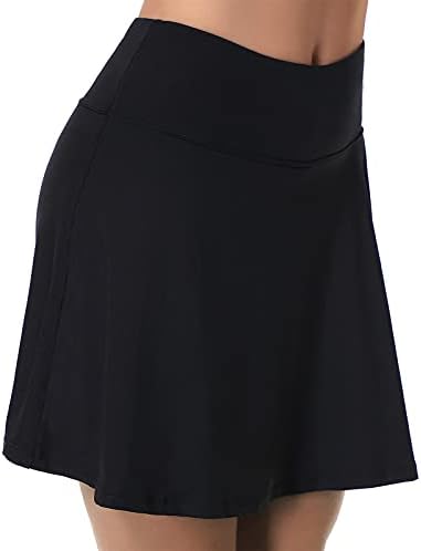 Xioker Women Skorts Здолни со џебови, ласкави печатени жени Skorts лесни за тениски спортови