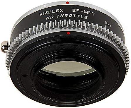 Адаптерот за леќи со гасници на Vizelex Cine nd компатибилен со леќи со целосна рамка на Canon EF на микро четири третини камери