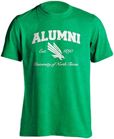 Спорт вашата опрема Северна Тексас значи маица за дипломирање на зелени алумни